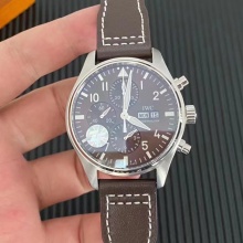 iwc zf万国飞行员计时 咖啡面