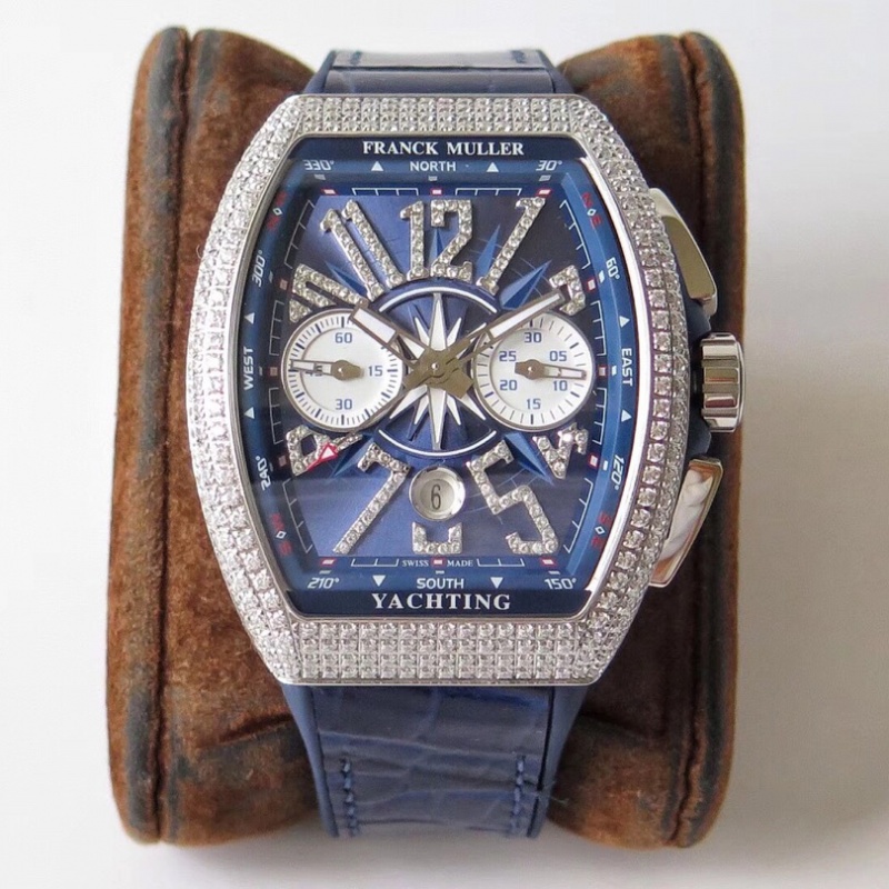  Franck Muller 法兰克穆勒 V45 CC DT 蓝色遊艇