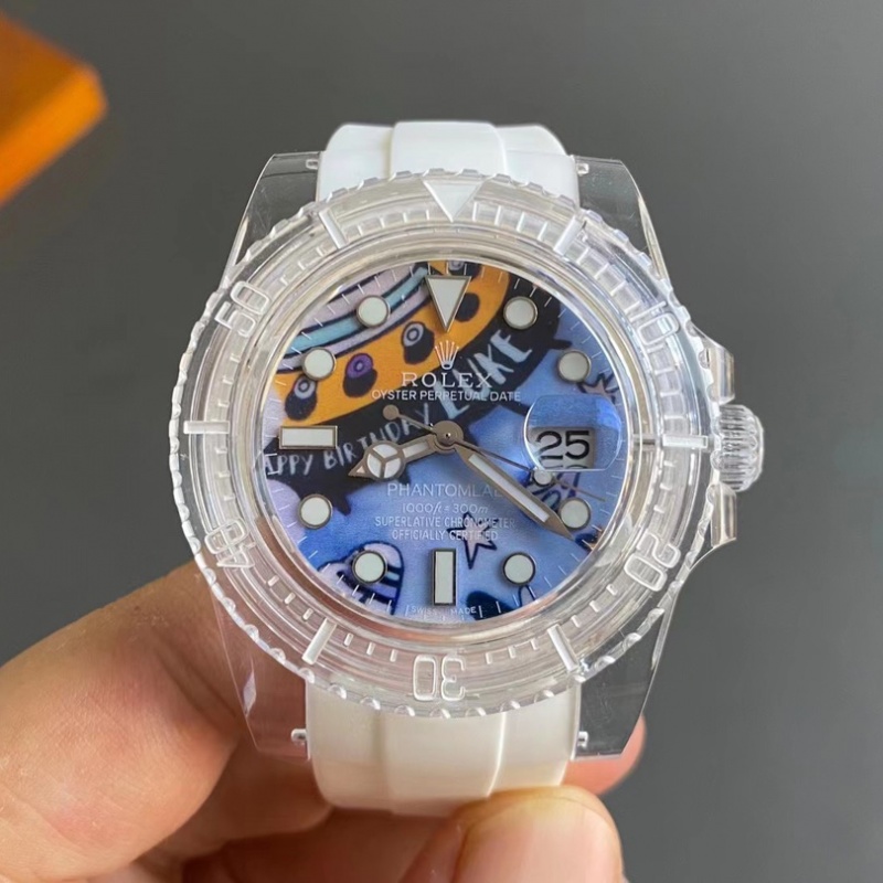 GR透明壳劳力士 Rolex transparent shell.