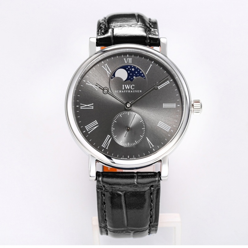 万国长动能月相专家复刻版系列IW544805透底腕表 World long kinetic energy lunar phase expert replica series see-through wristwatch